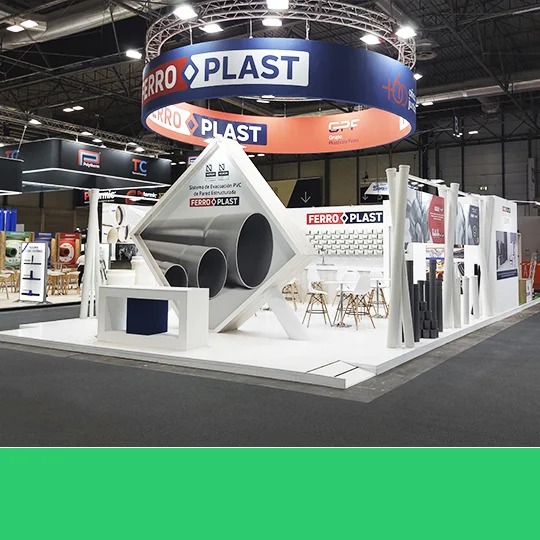 Diseño de stand de Ferroplast