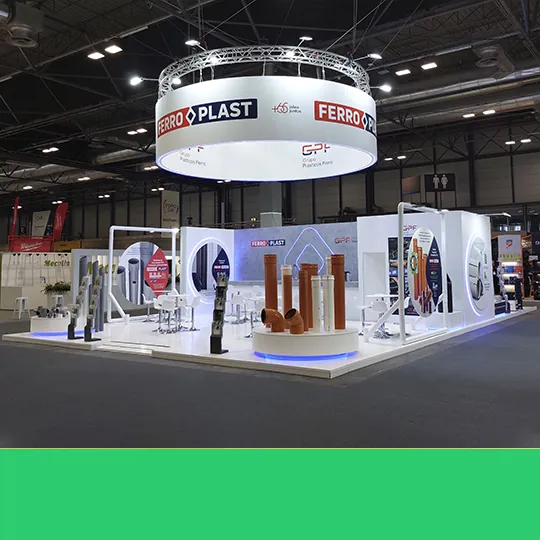 Diseño de stand de Ferroplast