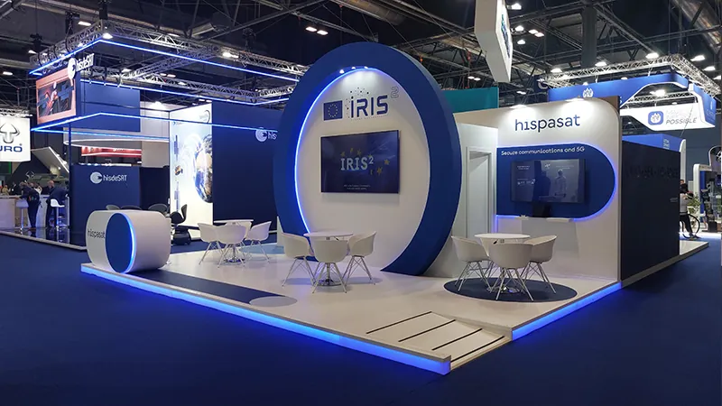 Diseño de stand Hispasat