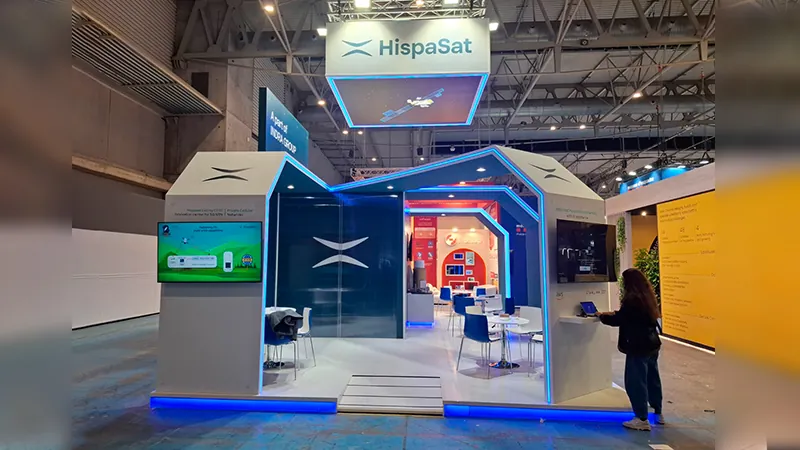 Diseño de stand Hispasat