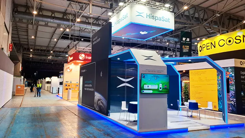 Diseño de stand Hispasat
