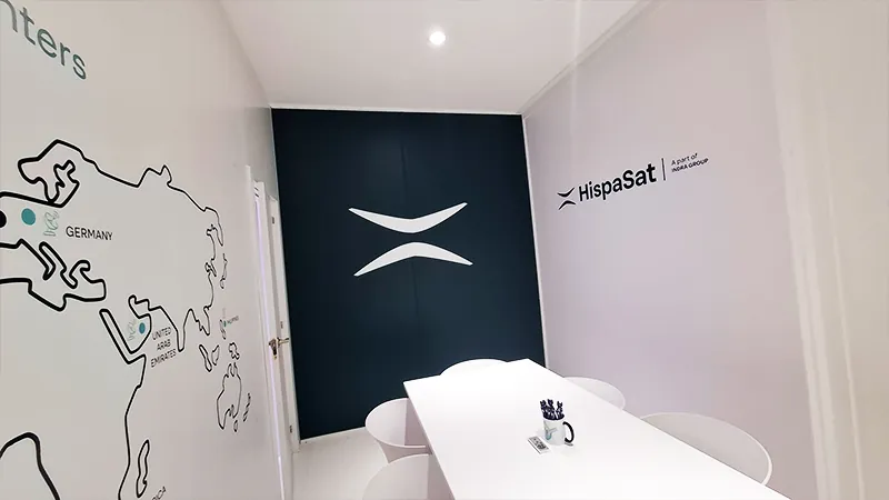 Diseño de stand Hispasat